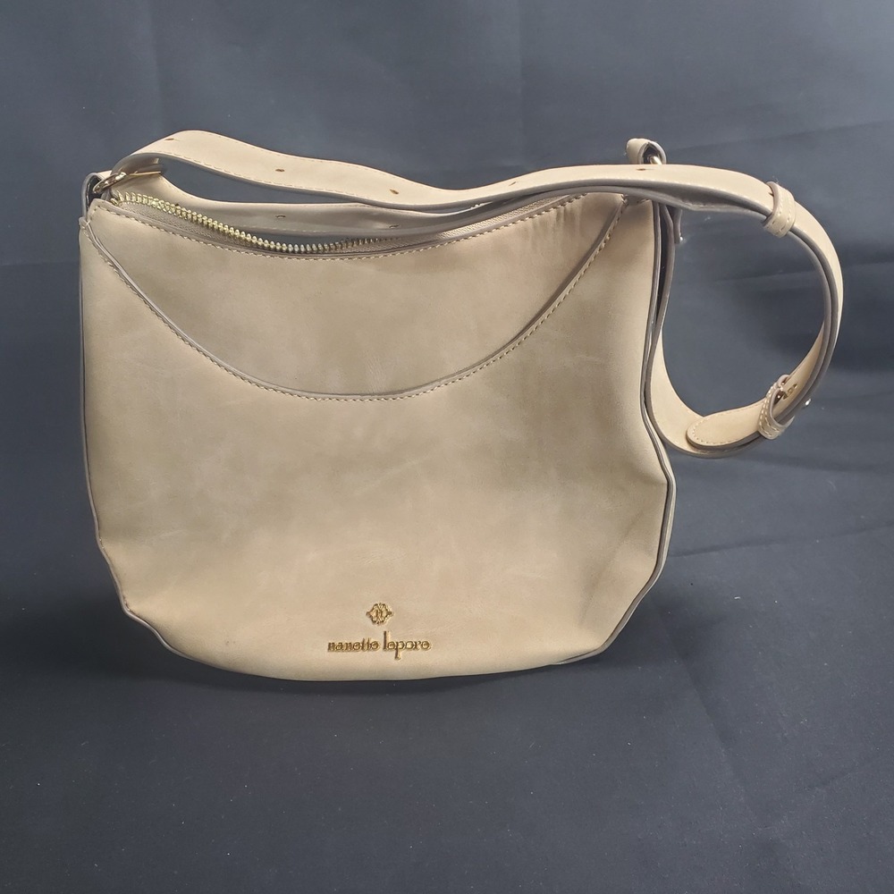 Nanette Lepore Biege Shoulder Handbag/Purse  Medium Size Non Leather Material‎